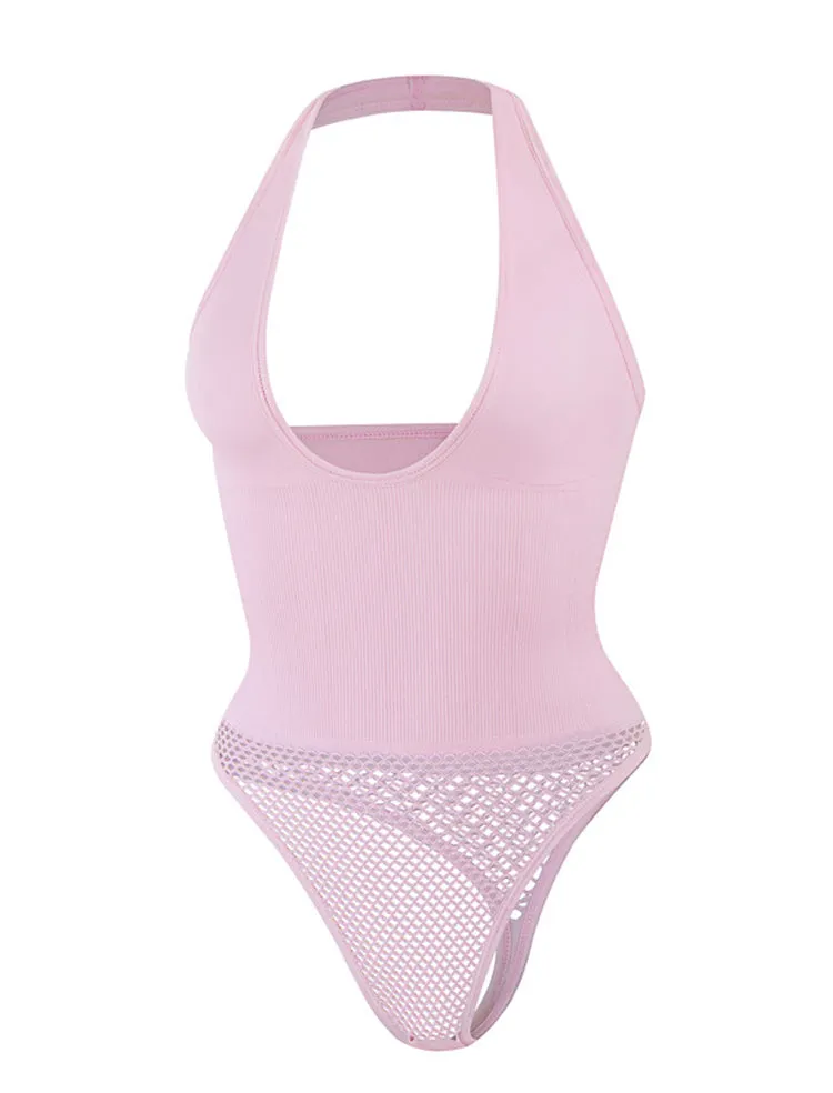 Plus Size Halter Neck Body Shaper for Women