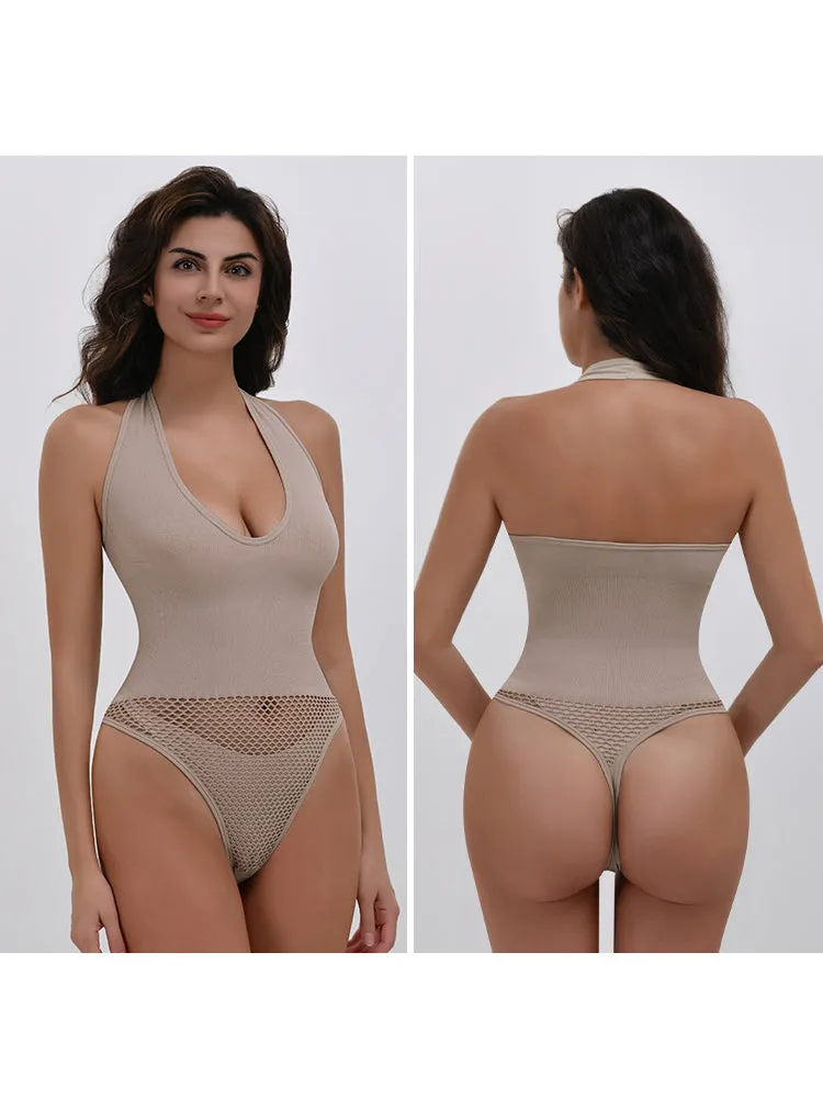 Plus Size Halter Neck Body Shaper for Women