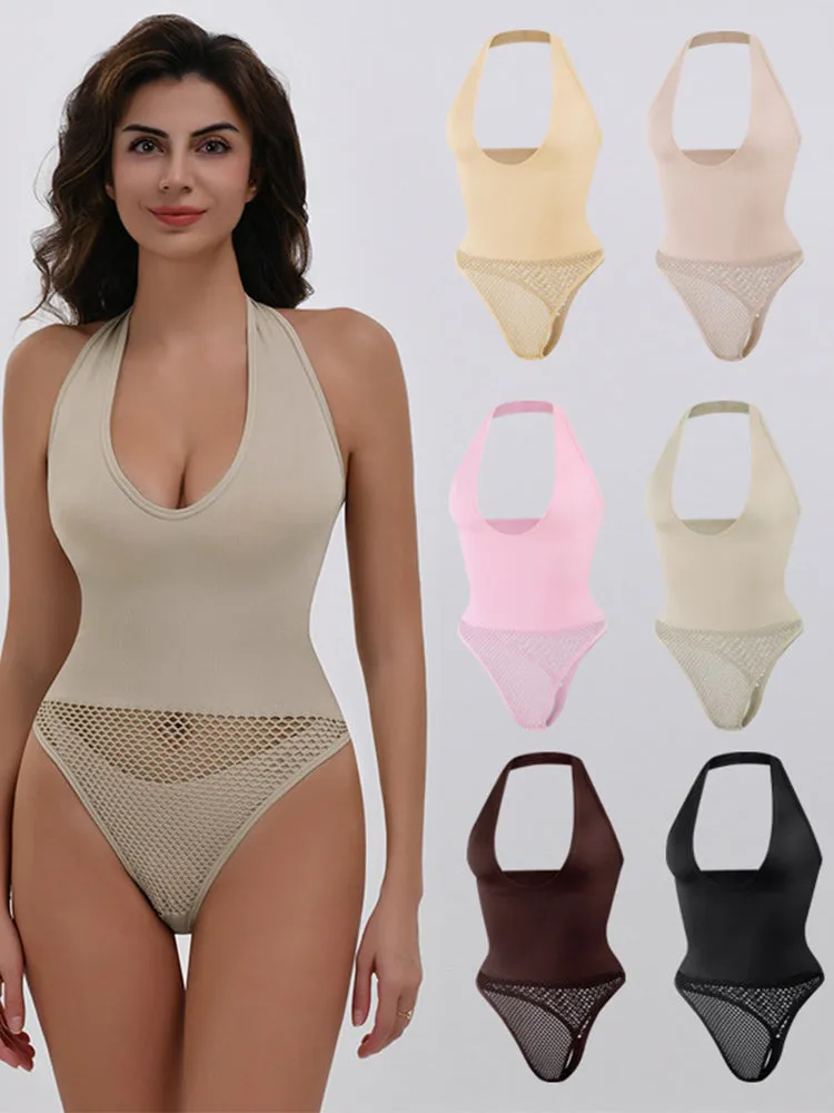 Plus Size Halter Neck Body Shaper for Women
