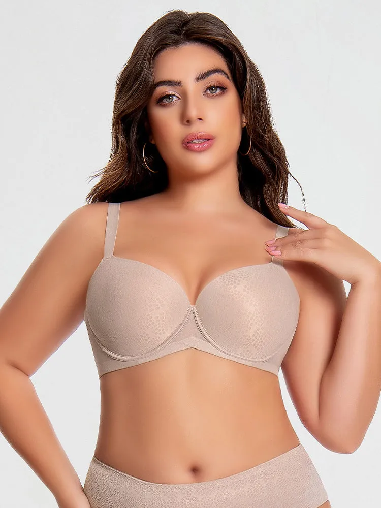 Plus Size Minimizer Underwire Bras Set for Full Bust Women