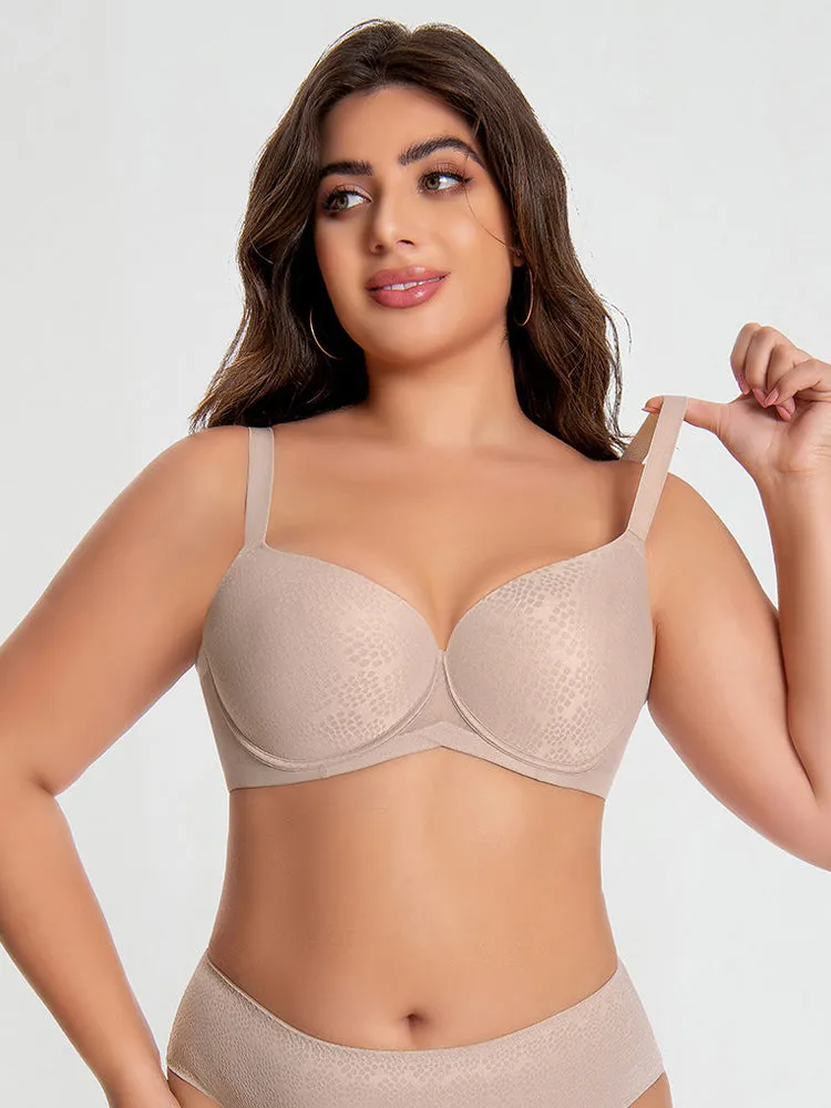 Plus Size Minimizer Underwire Bras Set for Full Bust Women