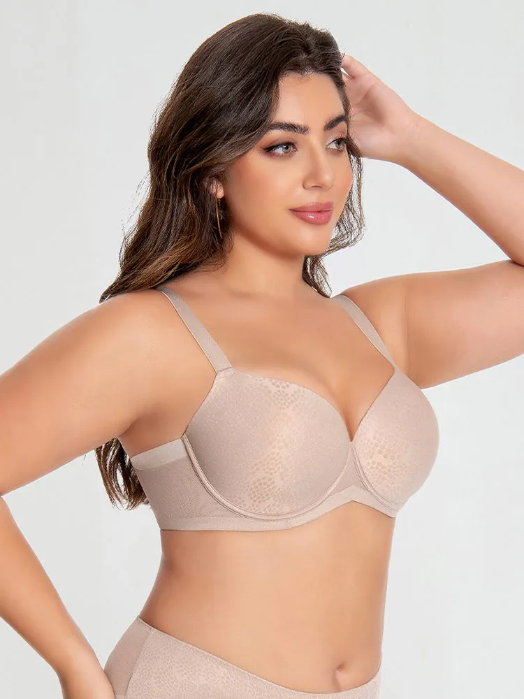 Plus Size Minimizer Underwire Bras Set for Full Bust Women