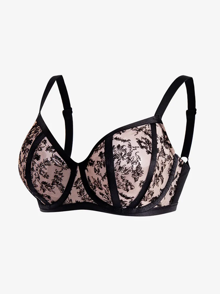 Plus Size Minimizing Bra for Full-Bust Women