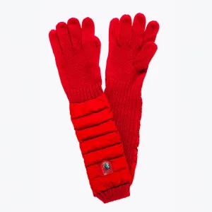 Puffer Gloves Unique Red