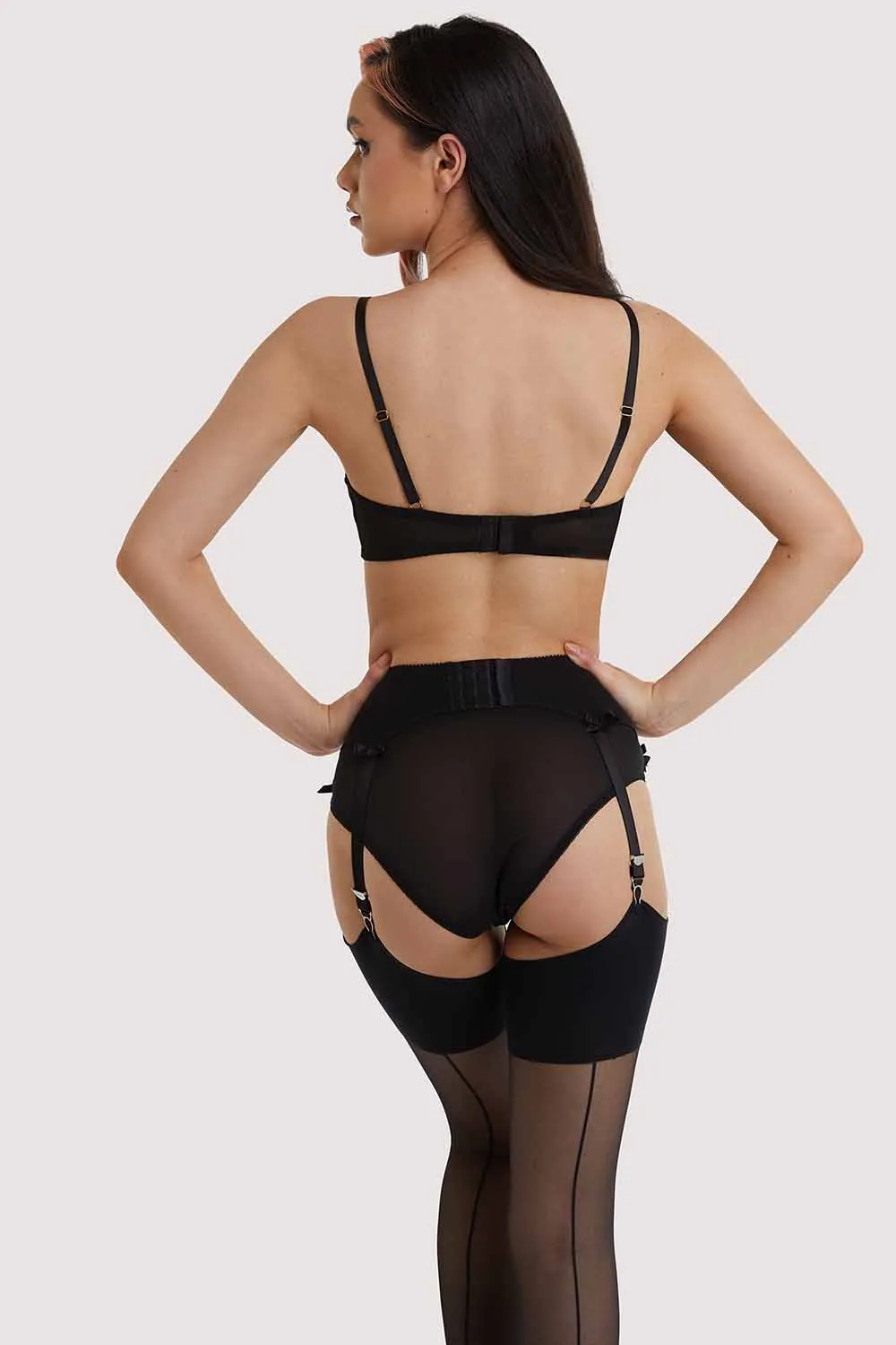 Retro Classics Boned 6-Strap Suspender Belt
