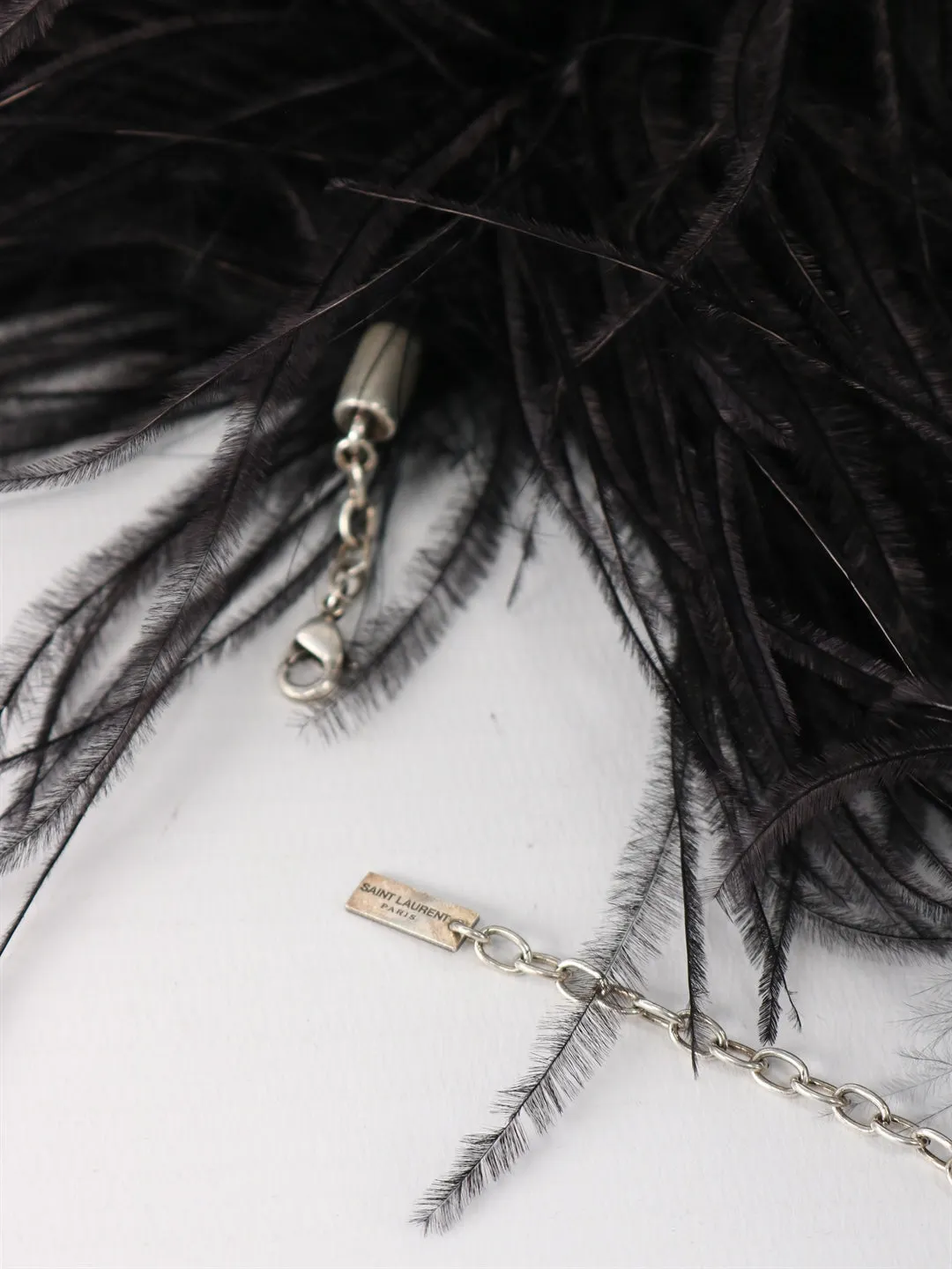Saint Laurent Feather Choker
