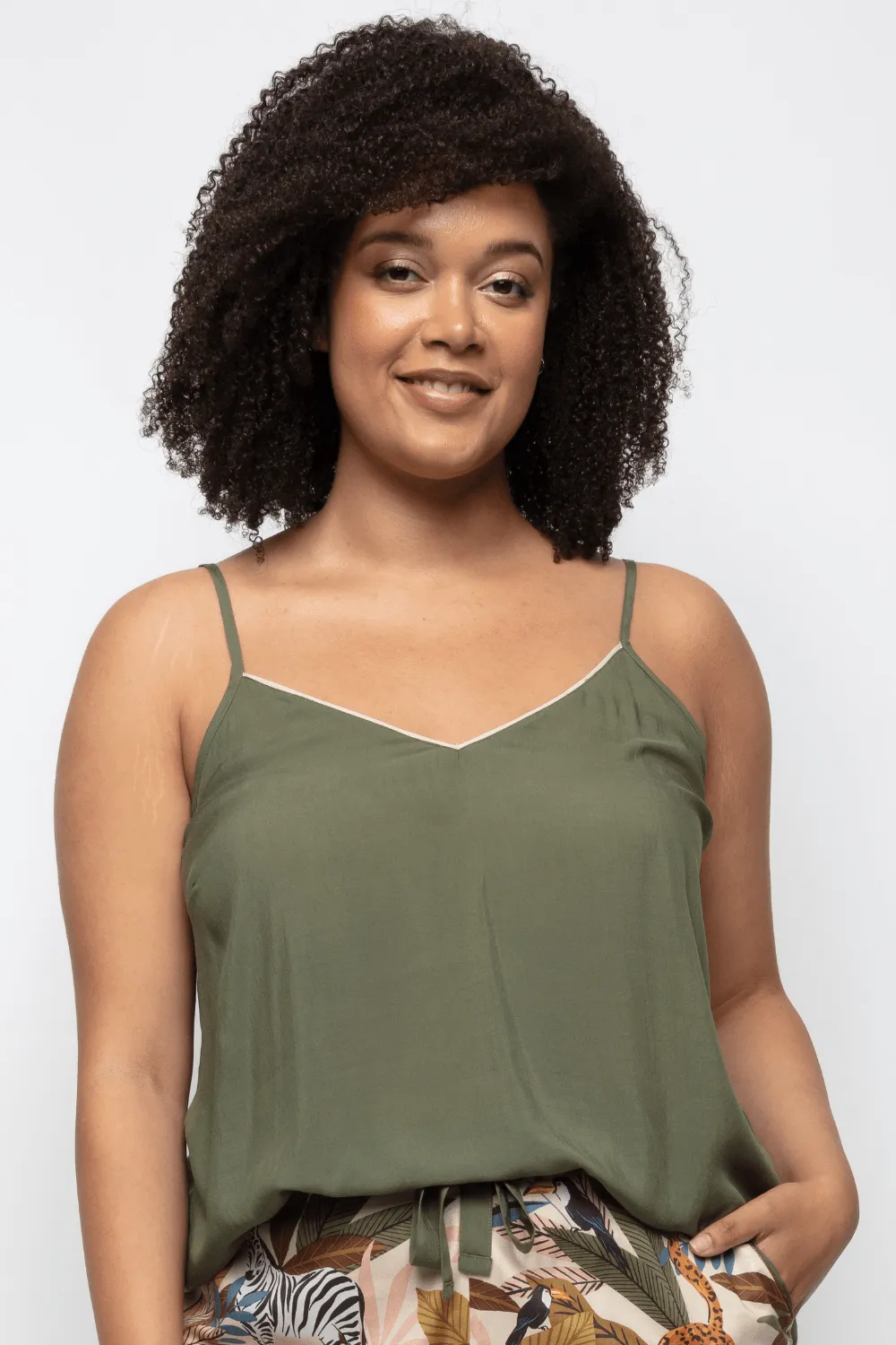 Savannah Modal Camisole Olive