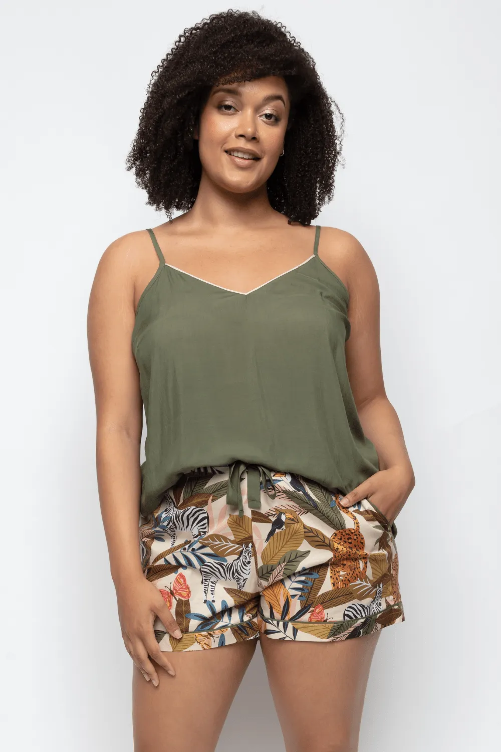 Savannah Modal Camisole Olive
