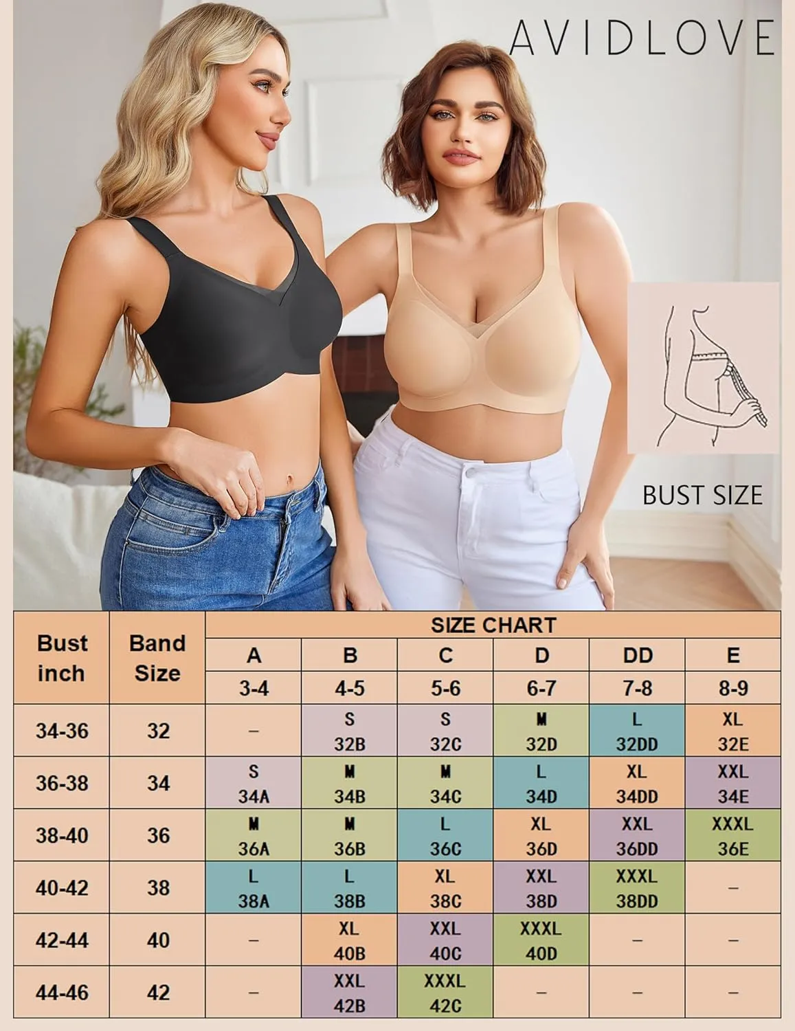 Seamless Bras No Underwire Comfort Bra