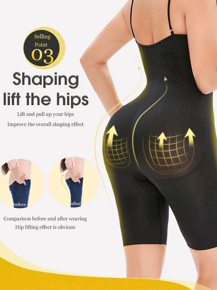 Seamless Butt Lifter Bodysuit Thigh Slimmer Shapewear