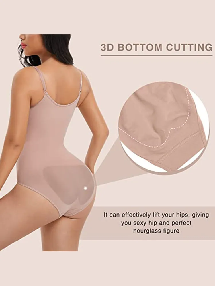 Seamless Butt Lifter Bodysuit Thigh Slimmer Shapewear