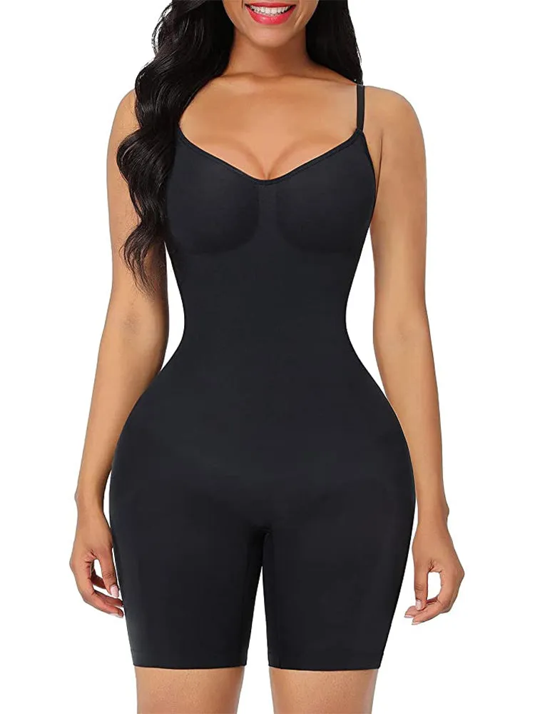 Seamless Butt Lifter Bodysuit Thigh Slimmer Shapewear