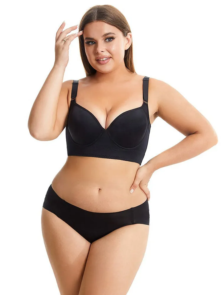 Seamless Push Up Support Bra for Women