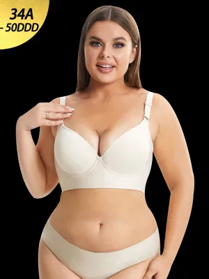 Seamless Push Up Support Bra for Women
