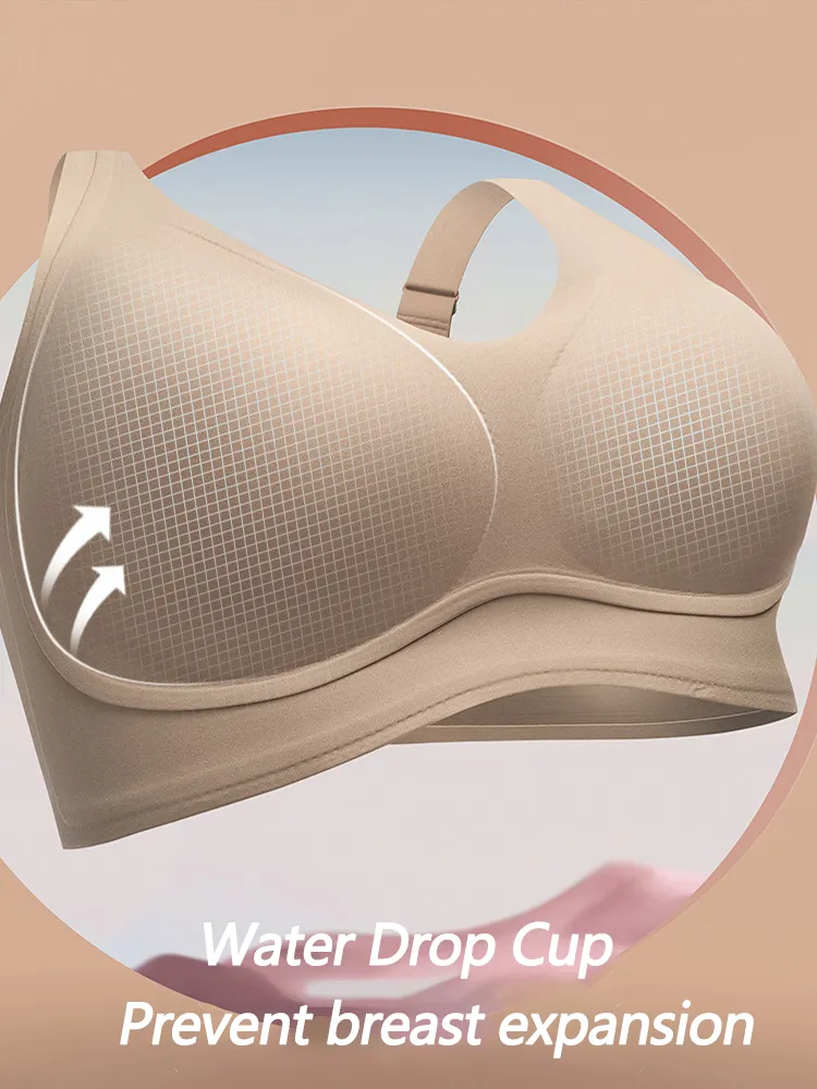 Seamless Wire-free Minimizer Bra with Wide Straps