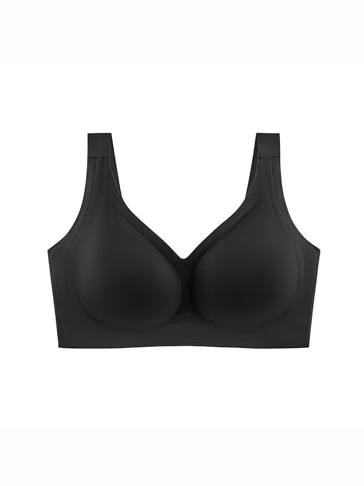 Seamless Wire-free Minimizer Bra with Wide Straps