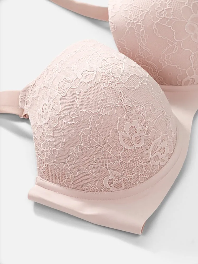 Sexy Breathable Seamless Lace Underwire Bra