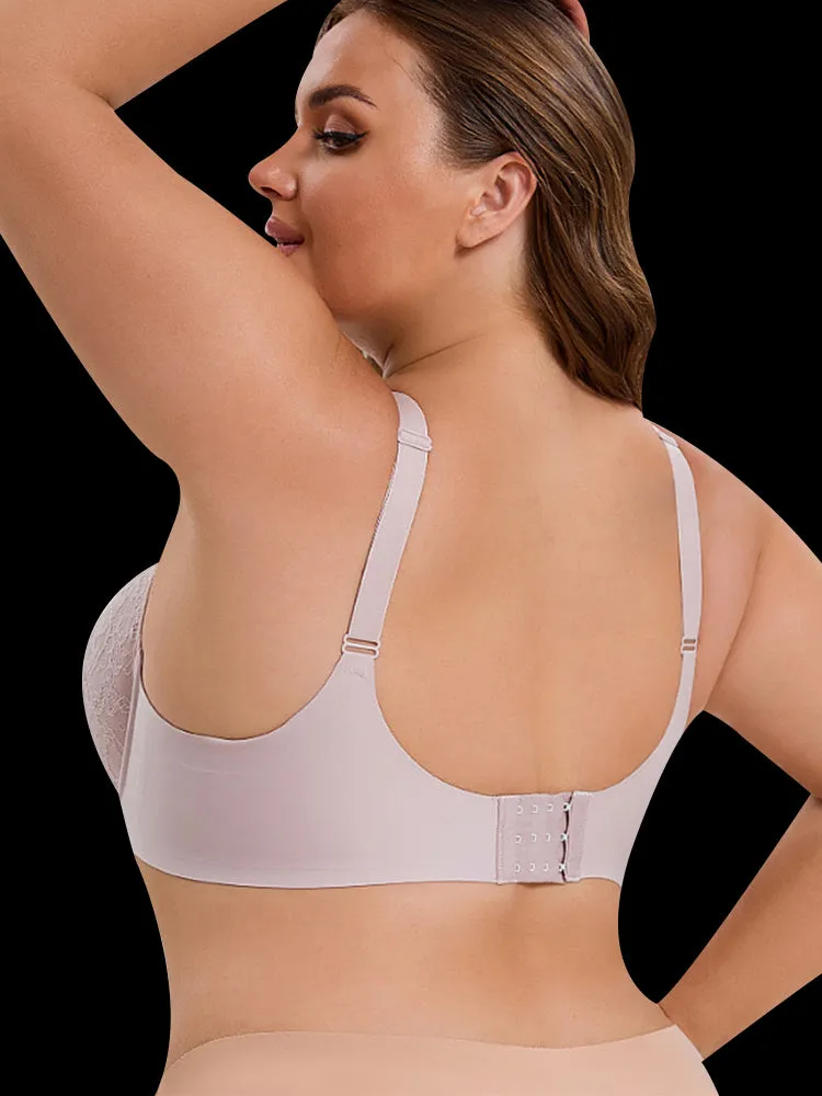 Sexy Breathable Seamless Lace Underwire Bra