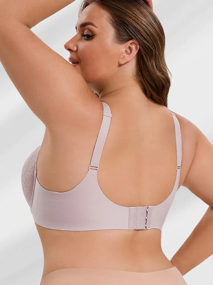 Sexy Breathable Seamless Lace Underwire Bra