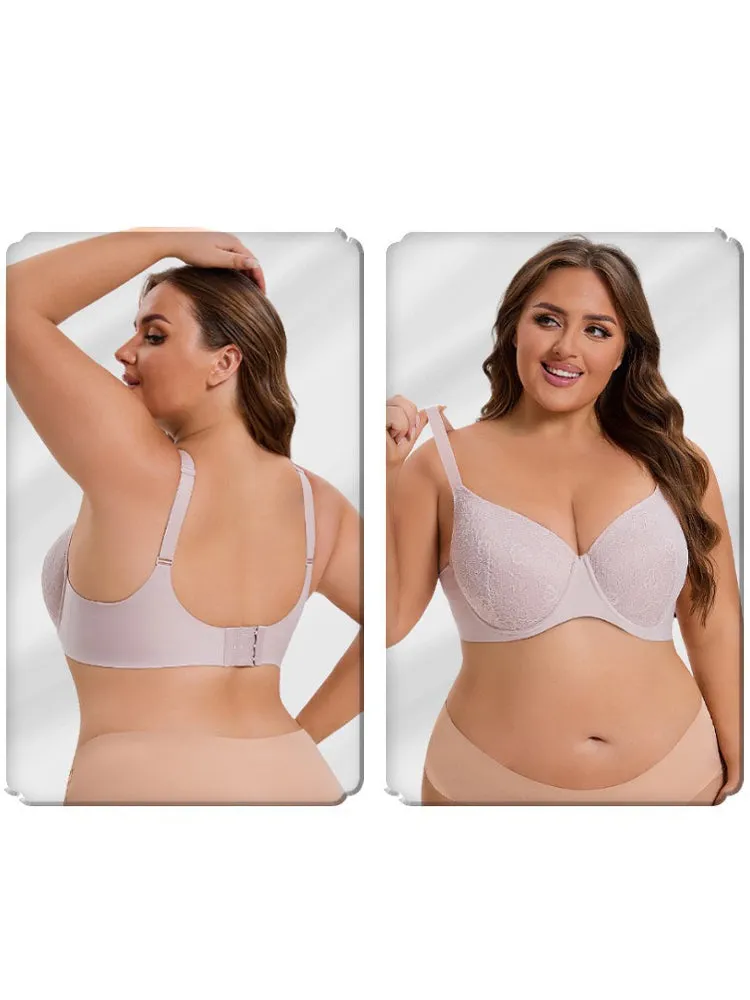 Sexy Breathable Seamless Lace Underwire Bra