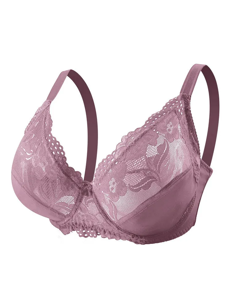 Sexy Full Cup Thin Padded Push Up Bra
