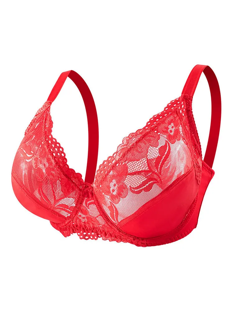 Sexy Full Cup Thin Padded Push Up Bra