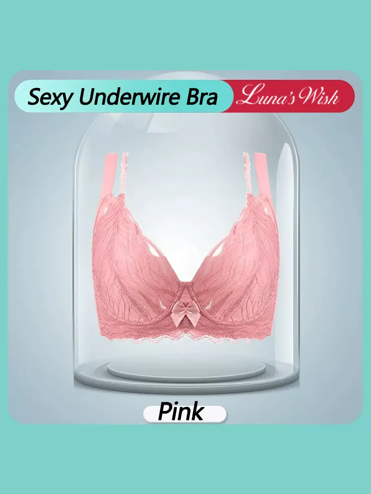 Sexy Lace Bowknot Underwire Bra