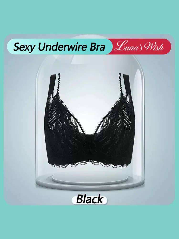 Sexy Lace Bowknot Underwire Bra