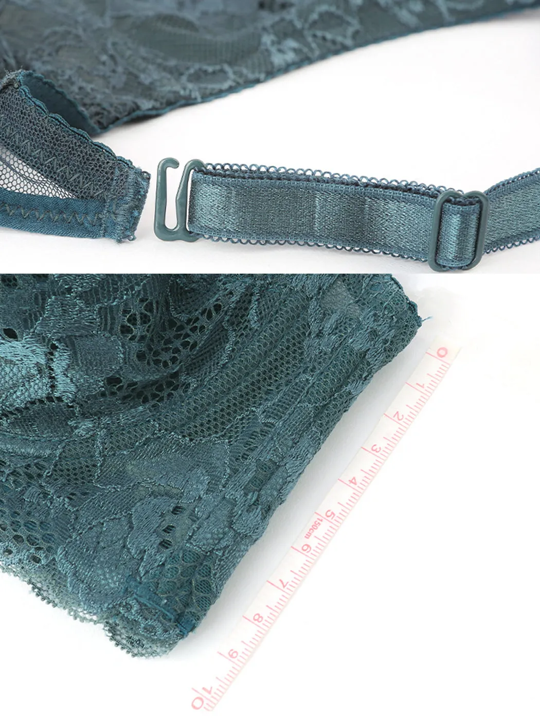 Sexy Lace Mesh Deep V-neck Push-up Bra