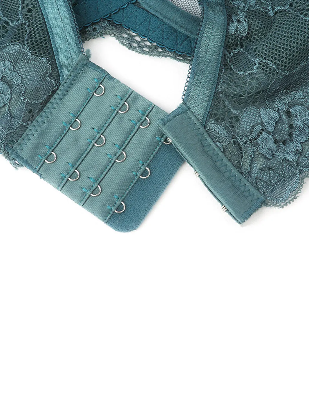 Sexy Lace Mesh Deep V-neck Push-up Bra