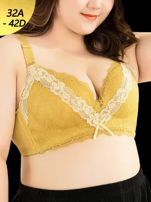 Sexy Lace Push Up Bra without Underwire