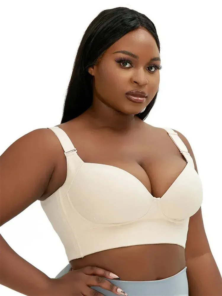 Sexy Smooth Side Support Push Up Underwire Bra