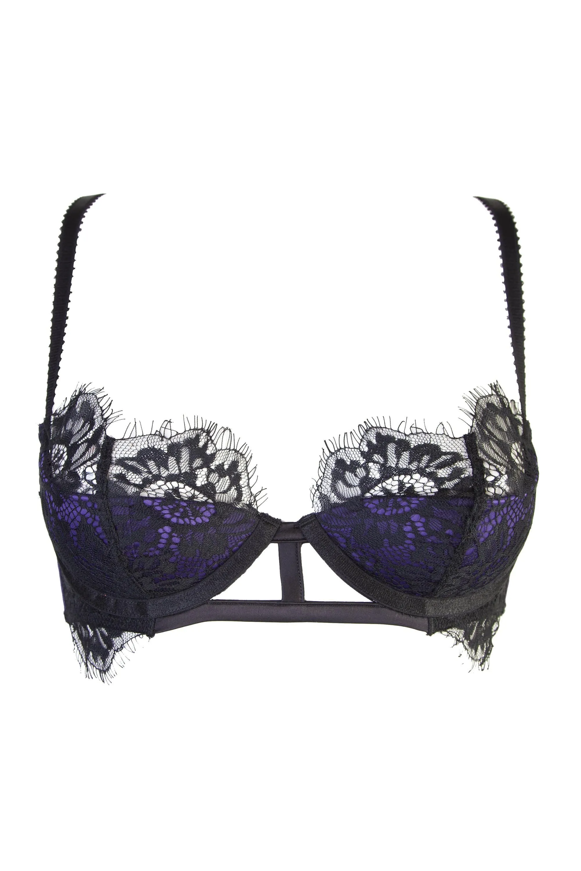 Sheba Purple Lace Bra Curve