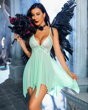 Sleepwear Lingerie Lace Babydoll