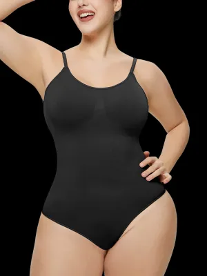 Slim Fit Seamless Tummy Control Thong Bodysuit Shapewear