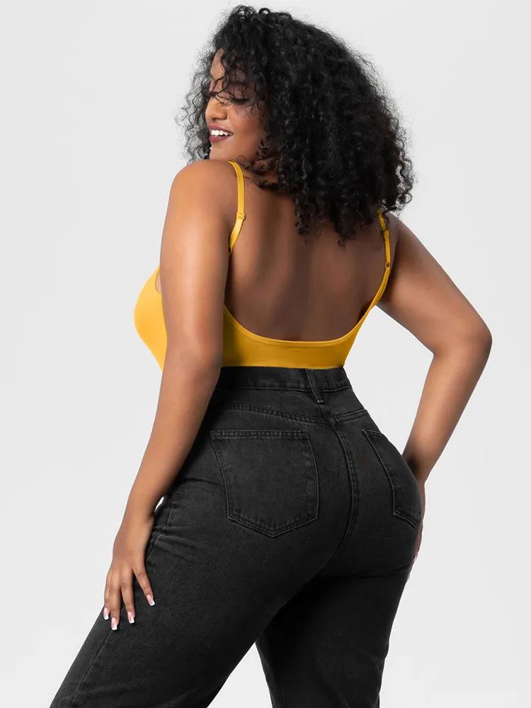 Slim Fit Seamless Tummy Control Thong Bodysuit Shapewear