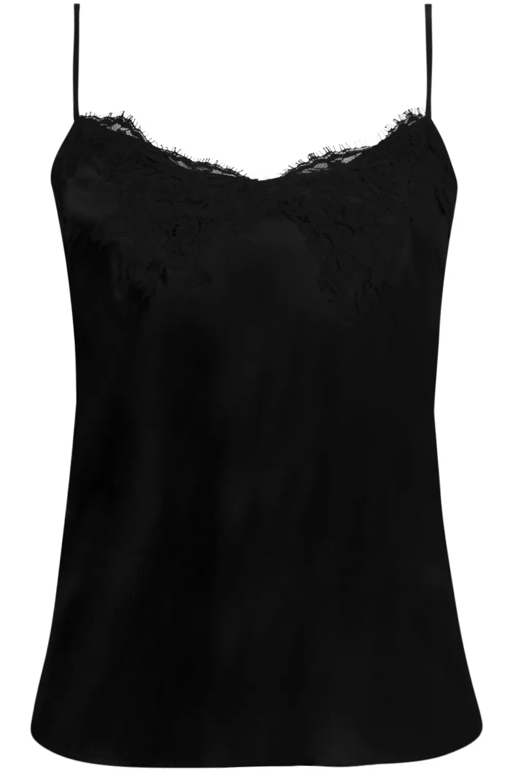 Splendeur Soie Camisole in Black