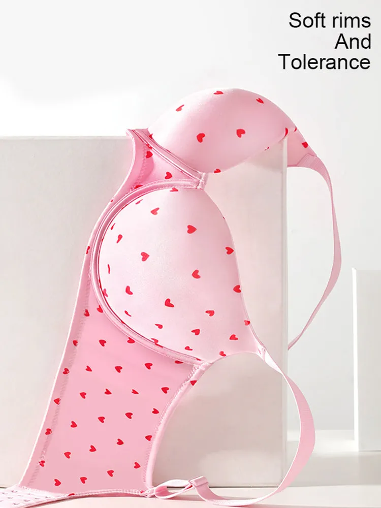 Sweet Print Lift-Up Bra with Underwire Support