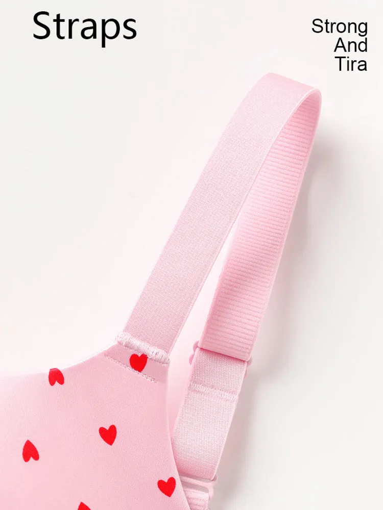 Sweet Print Lift-Up Bra with Underwire Support