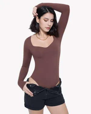 Sweetheart Neck Double Lined Bodysuit Shapewear