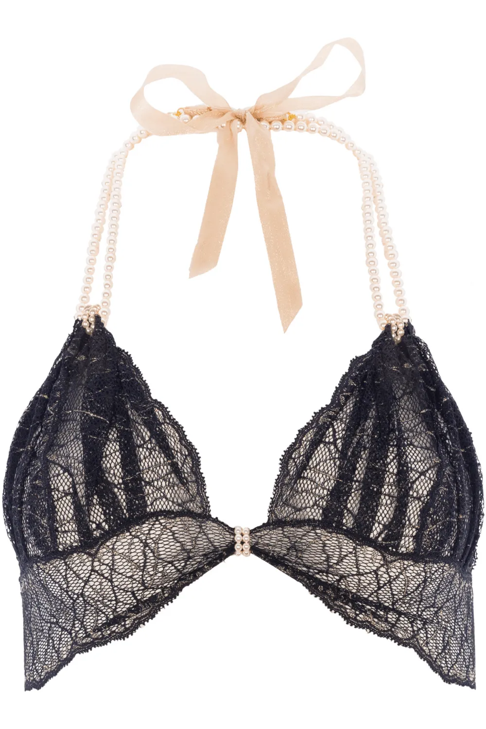 Sydney Pearl Bra Black