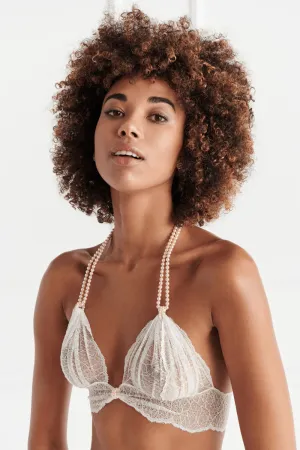 Sydney Pearl Bra Ivory