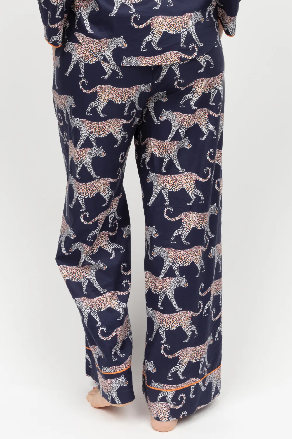 Taylor Leopard Print Pyjama Bottom, Size UK 8
