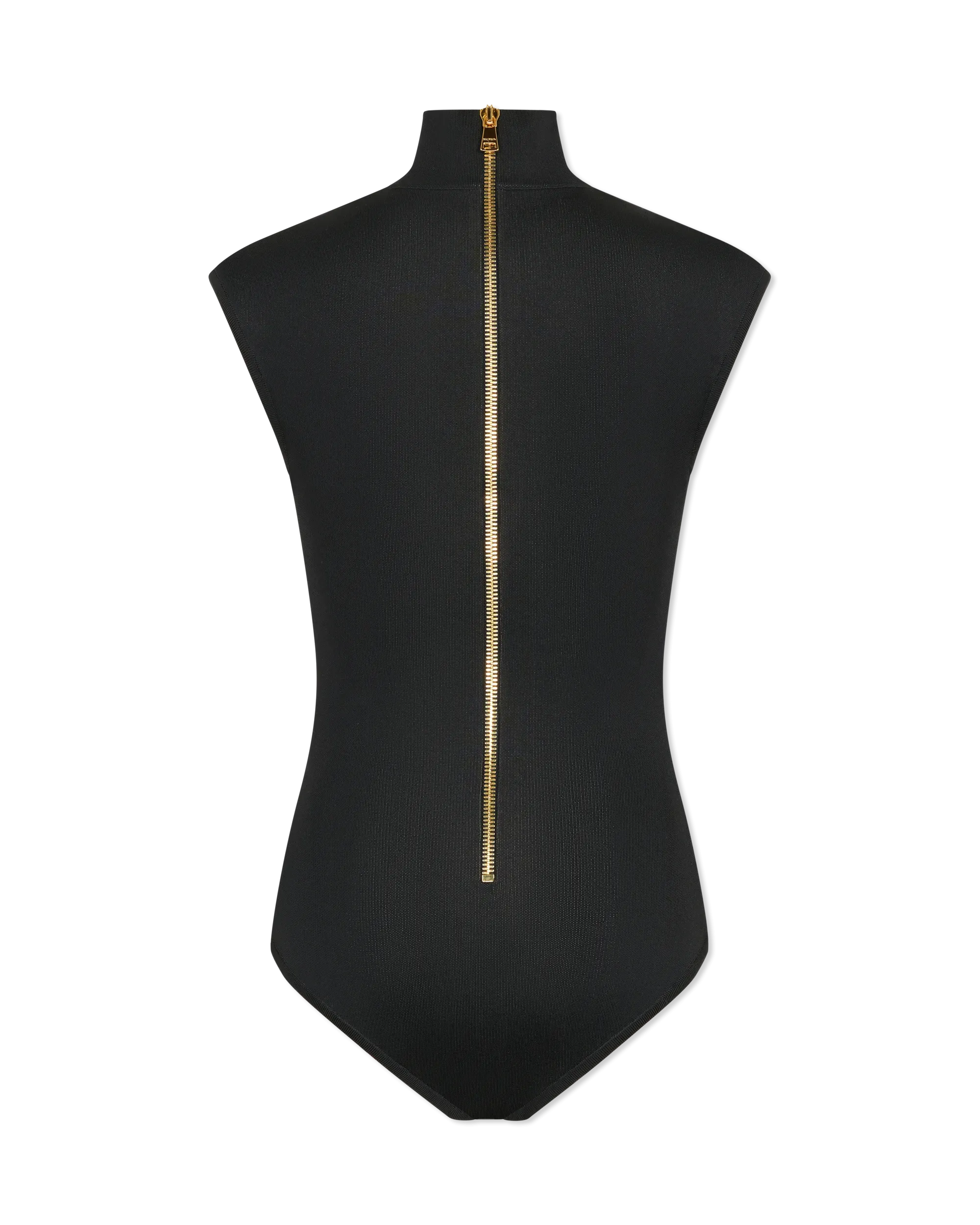 Torso Motif Jacquard Knit Bodysuit