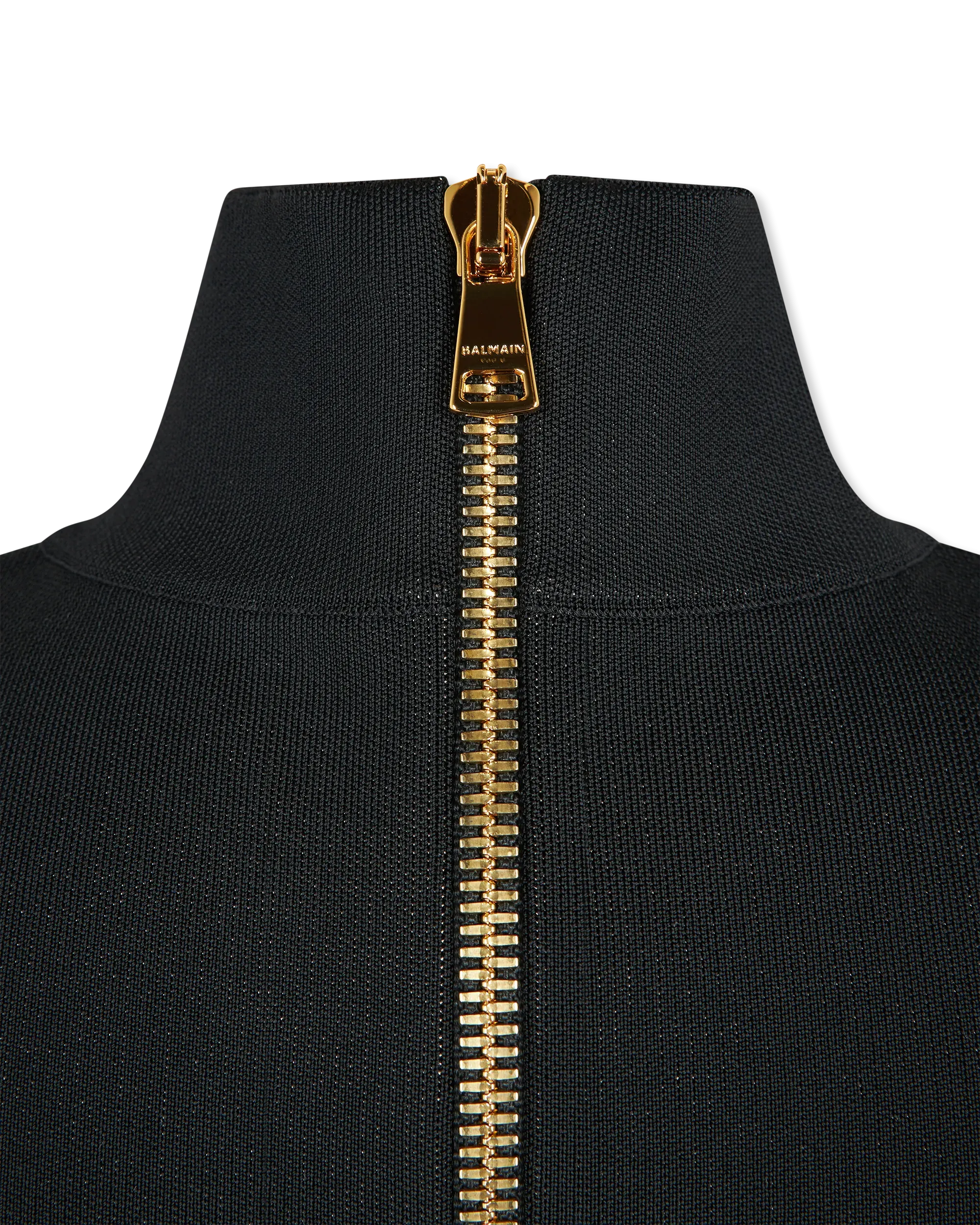 Torso Motif Jacquard Knit Bodysuit