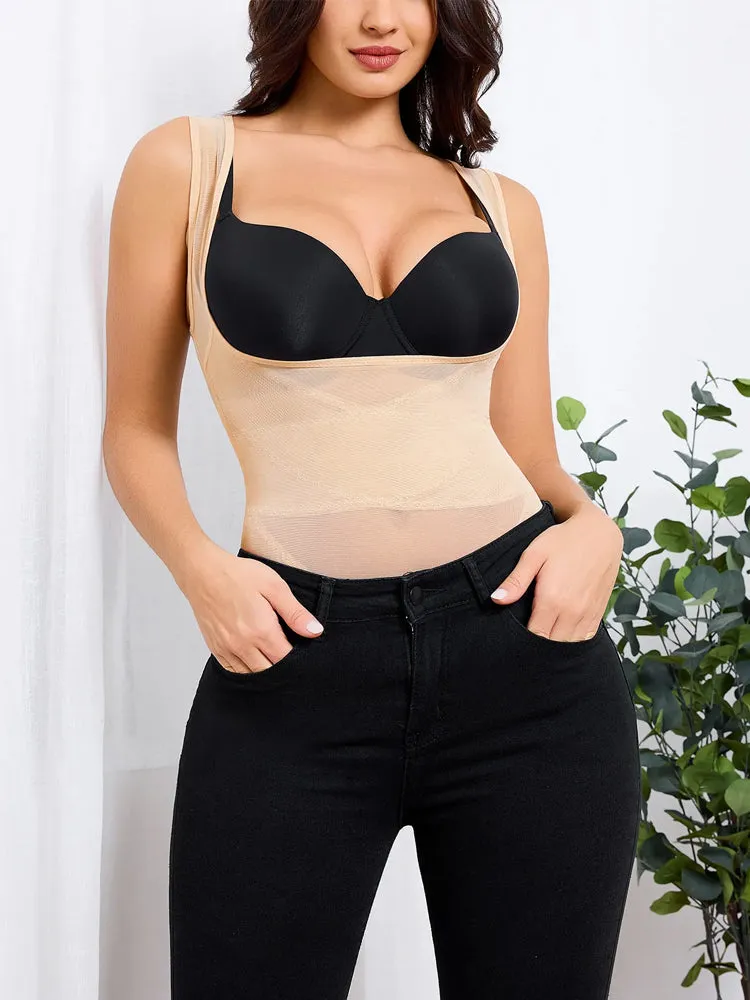 Tummy Control Mesh Slimming Girdles Shapewear Bodysuit