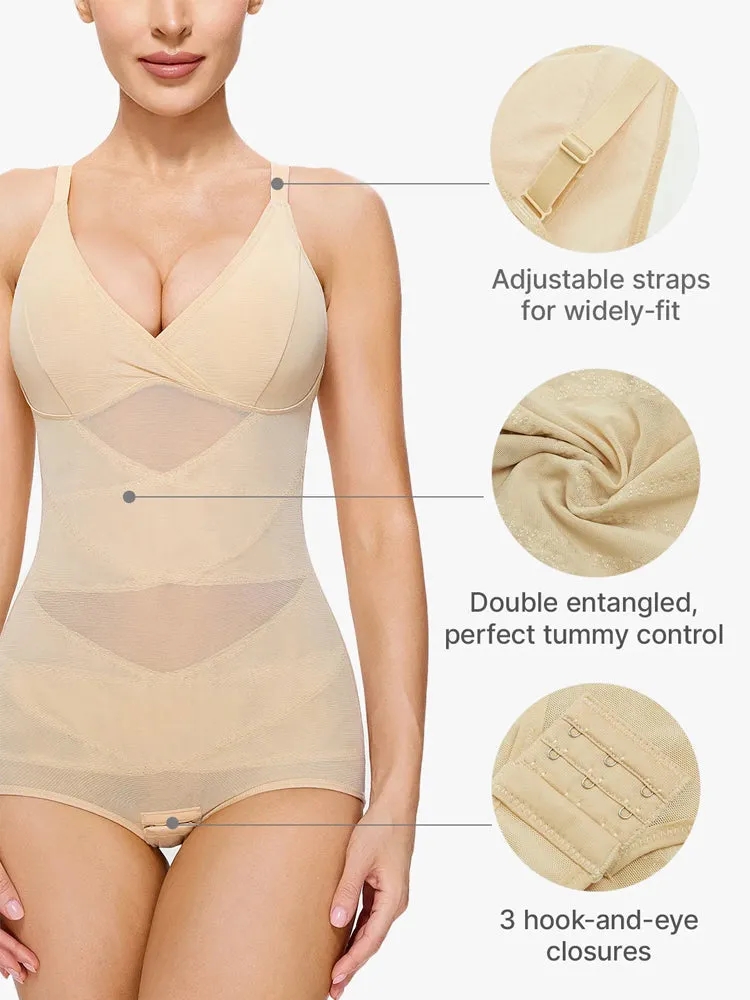 Tummy Control Mesh Slimming Girdles Shapewear Bodysuit