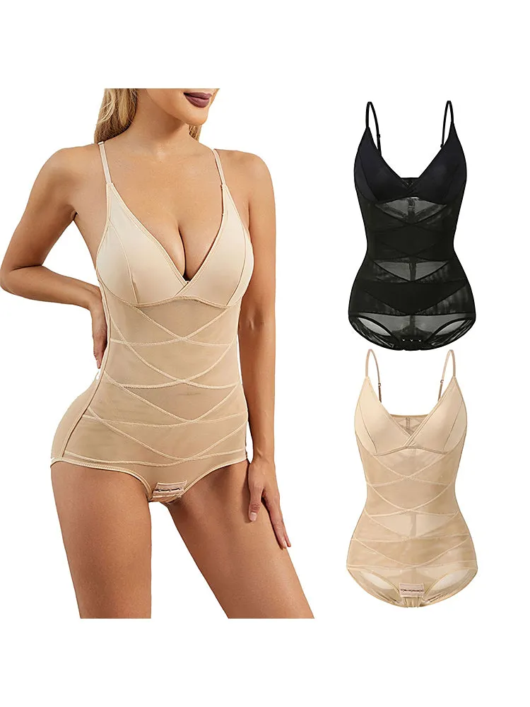 Tummy Control Mesh Slimming Girdles Shapewear Bodysuit