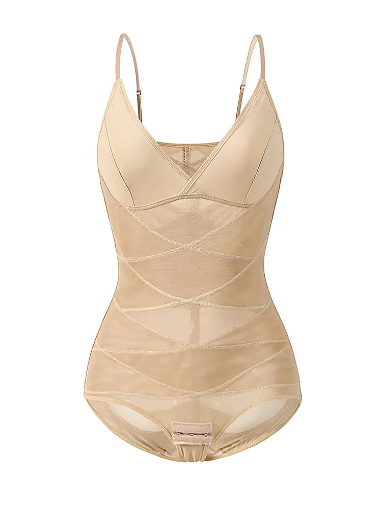 Tummy Control Mesh Slimming Girdles Shapewear Bodysuit