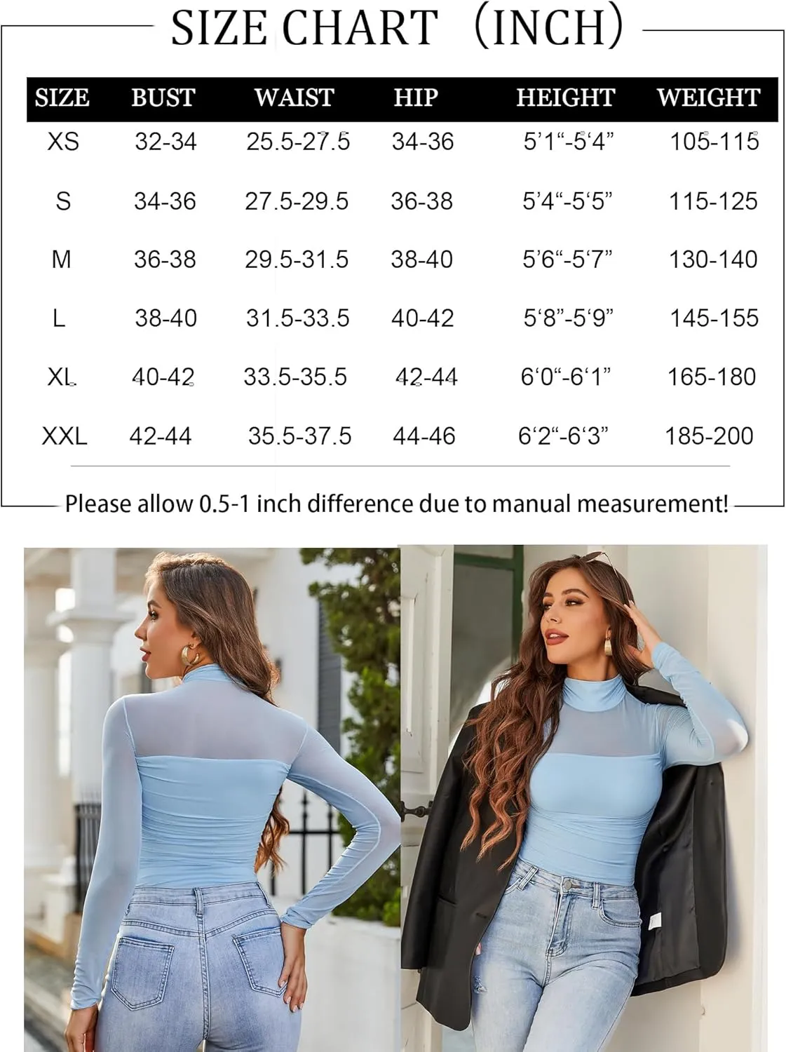 Turtle Neck Body Suits Mesh Leotard Shirt